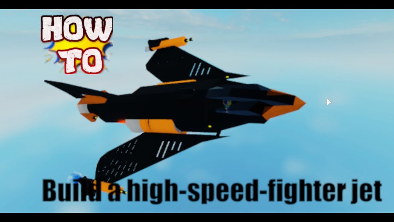 How To Build A High Speed Fighter Jet In Roblox Plane Crazy Youtube - roblox plane crazy jet