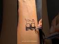 Premium Vector H Black Tattoo Art 🤑🤩 || #tattoo #shorts #tattooartist #artist #yt