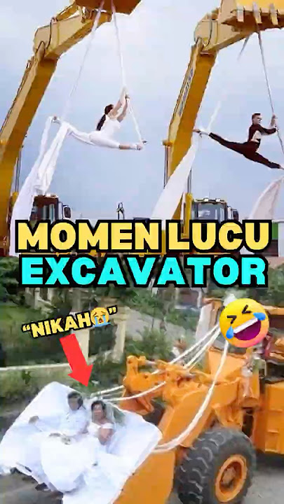 Here Are 3 Funny Moments While Using an Excavator #shorts
