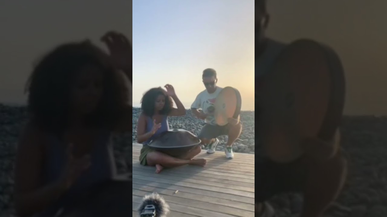 Sunset Handpan Jam #short