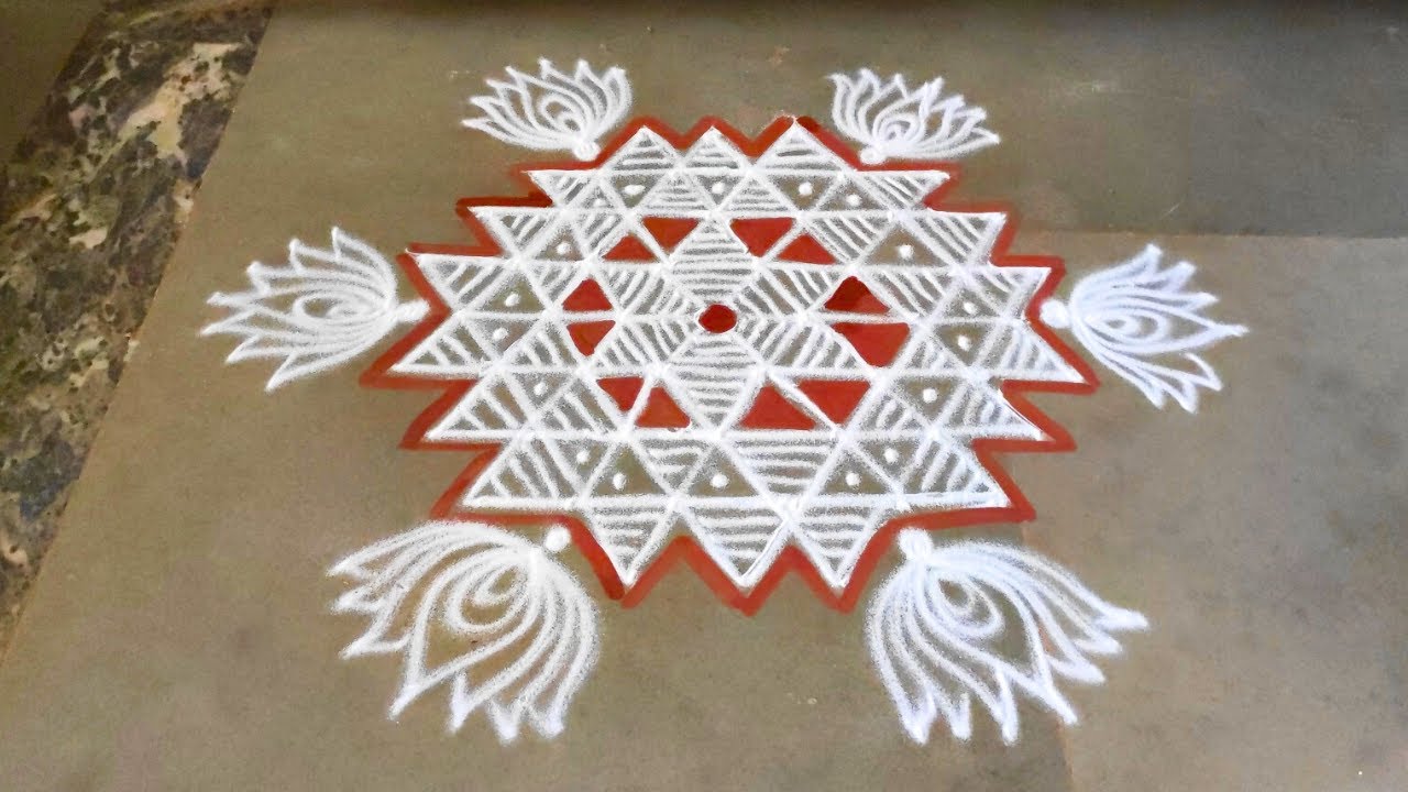 Aadi 18 /Aadi velli special kolam| Aadi perukku Kolam | Easy Padikolam | | Traditional Rangoli muggu