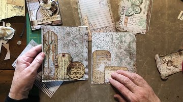 Craft with me - tuck spots for junk journals