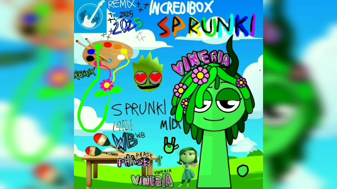 Music - Green Vineria Phase 1 WB Midi Sound Remix - Incredibox Sprunki 2025 [FANmade Ver] 