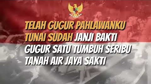 Gugur Bunga  Ciptaan Ismail Marzuki  Lagu Wajib Nasional Indonesia