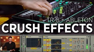 Adding Crush + Delay To A TR-8 Ride Cymbal With Ableton Live