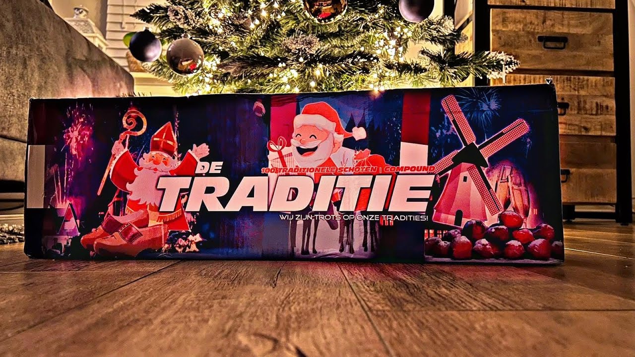 De Traditie : Katan Vuurwerk : 100 Shots : 1145 Gram : 25mm : Compound : Straatfilm