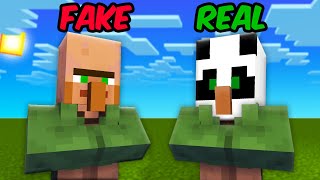 *REAL OR FAKE* CHALLENGE IN MINECRAFT!