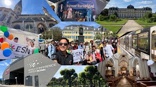 First Time Visiting Bonn 🇩🇪 Germany | Europe Day Celebration | ESN TRIP | Germany Travel 🎥 Vlog 2024