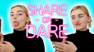 Meg Donnelly Shares What’s In Her Phone | SHARE OR DARE