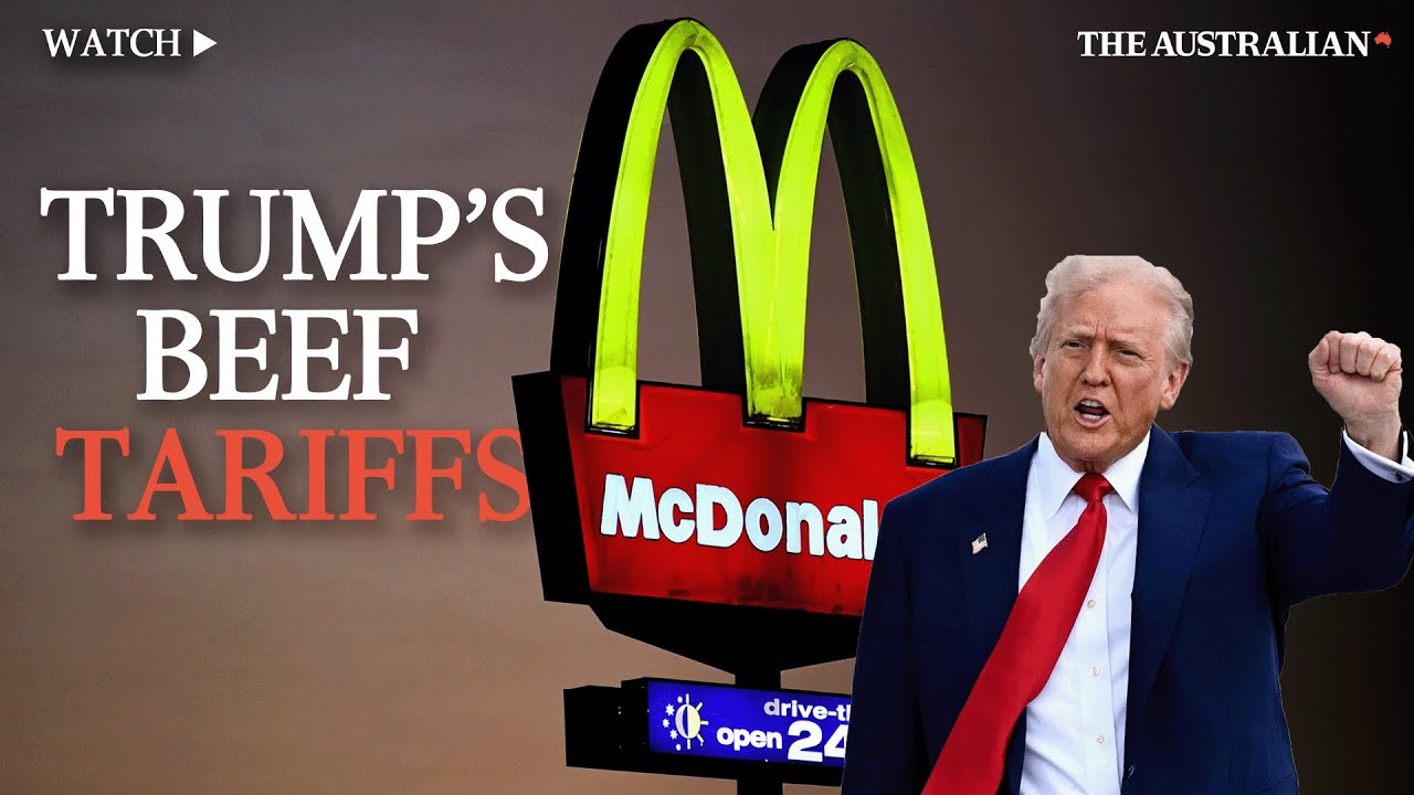 Will Australian beef tariffs increase the price of US fast food? - YouTube