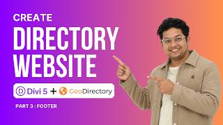 Footer | How to Create a Directory Listing Website using Divi 5  theme and GeoDirectory