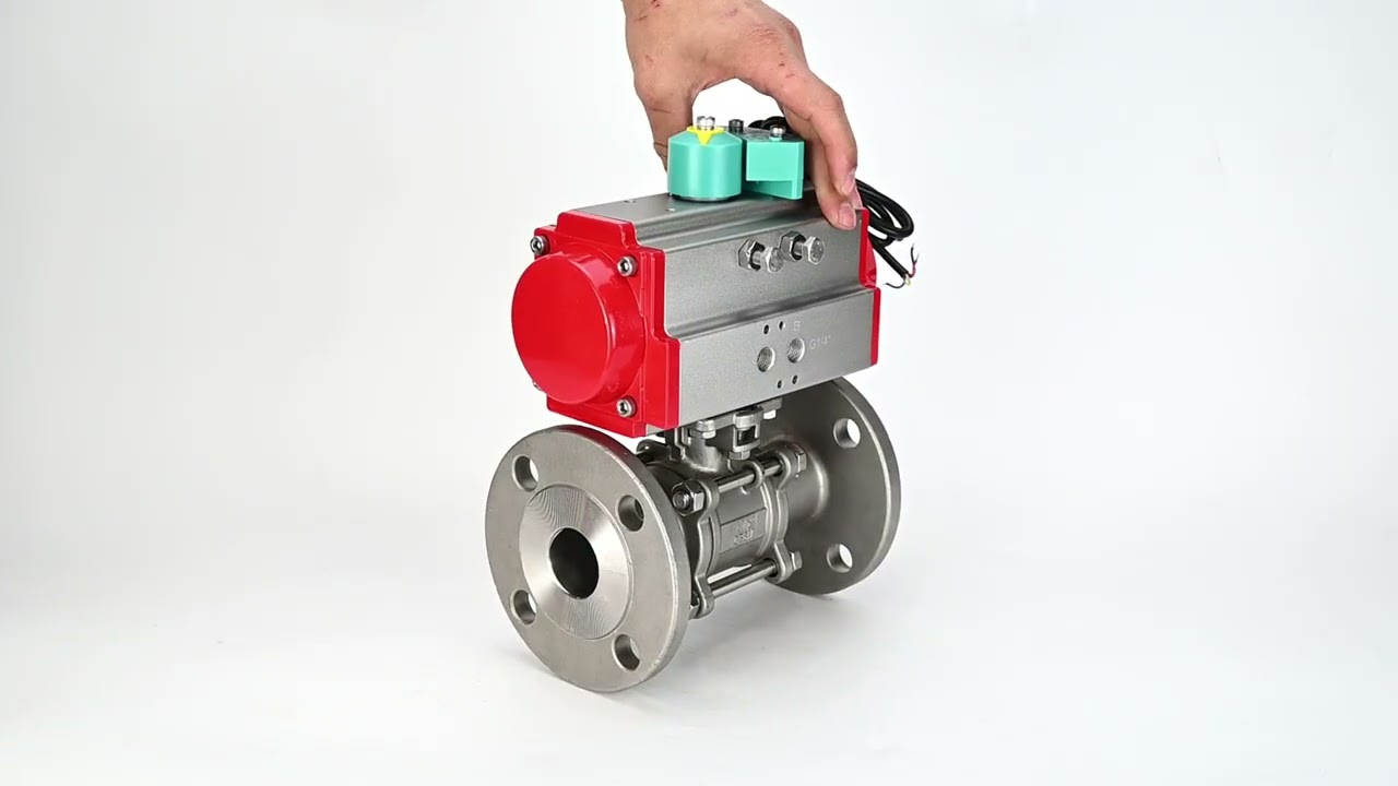 Elephant BV3131P Stainless Steel Ball Valve with Pneumatic Actuator | Product Showcase