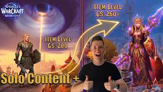 Schnell SOLO Gear pushen zu Full Hero Gear (fast nur Solo Content) WoW Midnight Guide Patch 12.0.5