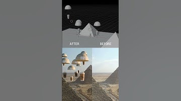 behind the scene cgi / vfx ☕️pyramids coffee breakdown vfx / Cgi #3d #cgi #3danimation #vfx #viral