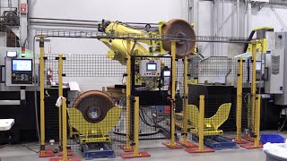 Simmons WTC-250 Wheel Turning Center: Automated Material Handling