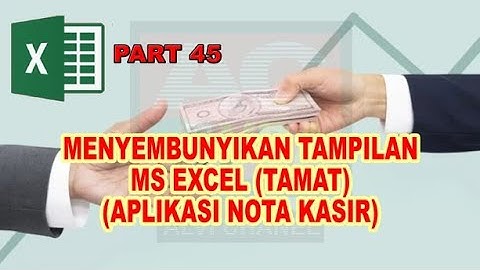45 Tamat Record Macro Border, Print Pdf dan Menyembunyikan MS Exel VBA Excel Aplikasi Nota Kasir