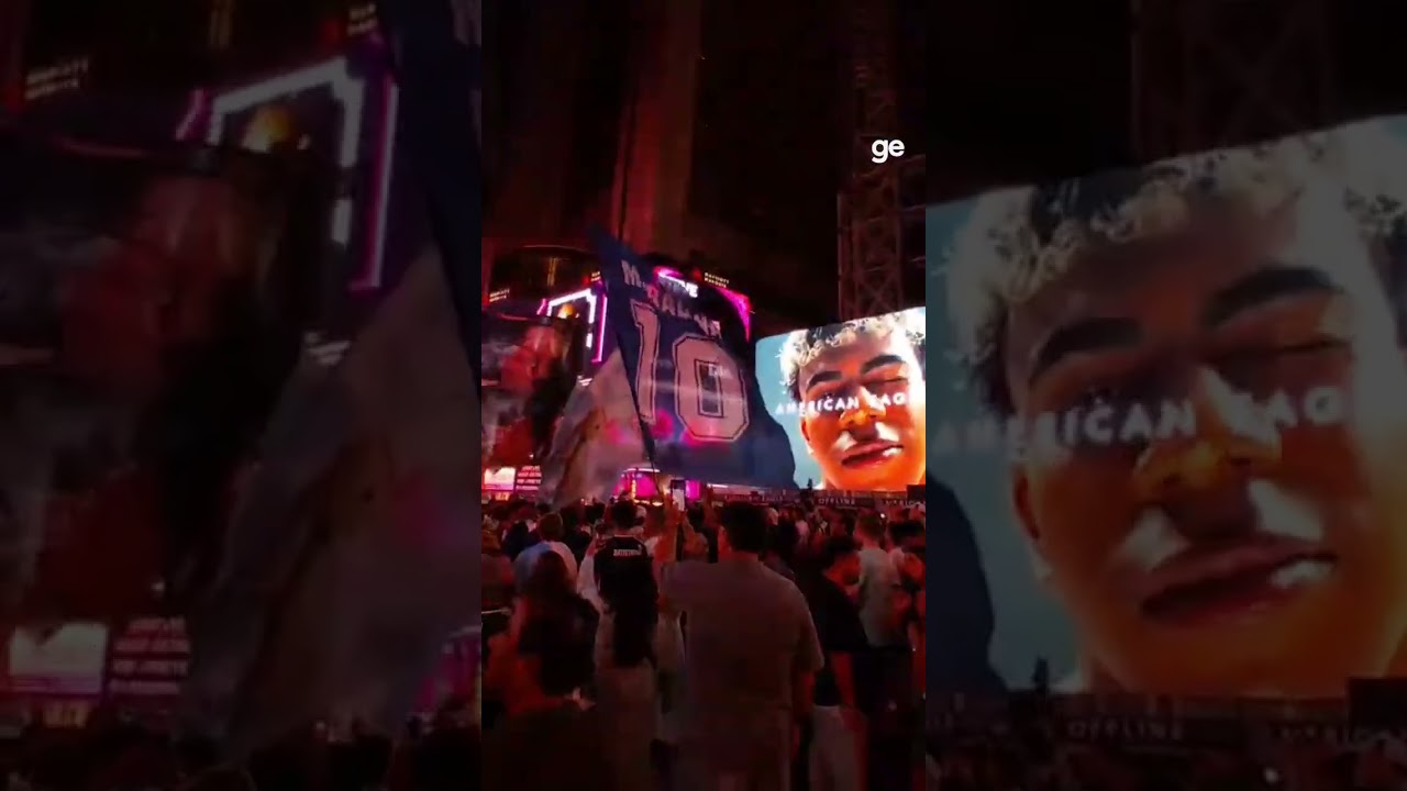 FESTA ARGENTINA NA TIMES SQUARE | #shorts | Copa do Mundo 2026 | ge.globo