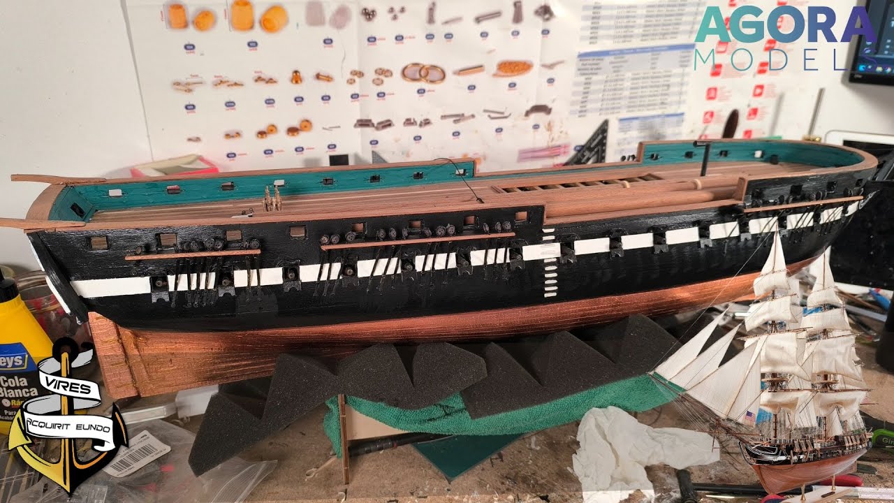 🚨 EN VIVO: Construyendo el USS Constitution de Agora Models Ep. 57⚓