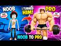 NOOB To PRO BODYBUILDING Challenge In Roblox! 💪😂