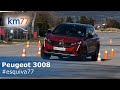Peugeot 3008 2021 - Maniobra de esquiva y eslalon | km77.com