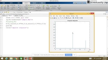 ECHO DEMONSTRATION USING MATLAB