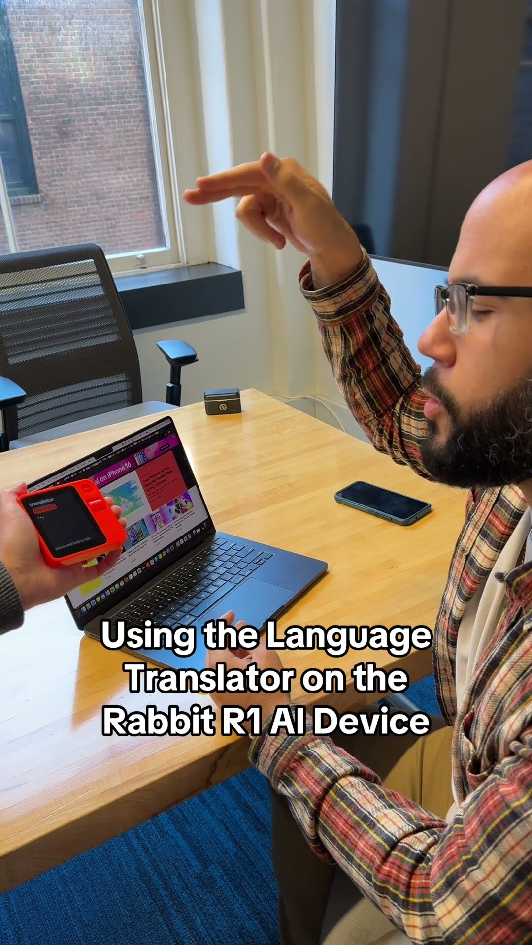 Using the Language Translator on the Rabbit R1 AI Device
