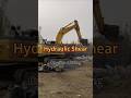 Hydraulic Shear On-site Cutting #excavatorattachment #scrapmetalrecycling #hydraulicshear #metalwork