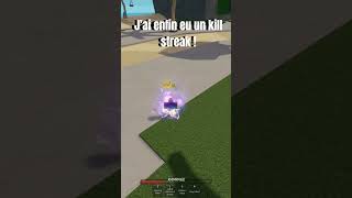 Enfin un kill streak ! #tsb #thestrongestbattlegrounds #shorts