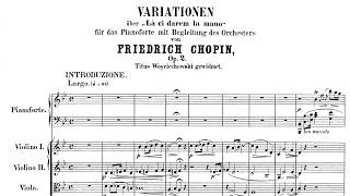 Frédéric Chopin – Variations on "Là ci darem la mano", Op. 2 (1827)