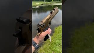 Conceal carry in style with a MAGNUM RESEARCH DESERT EAGLE MARK XIX .50 AE 6″ BARREL Burnt Bronze