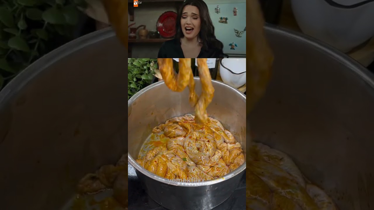 Aşk ve mavi – Mumbar dolması  #masterchef #yemektarifleri #masterchefuy