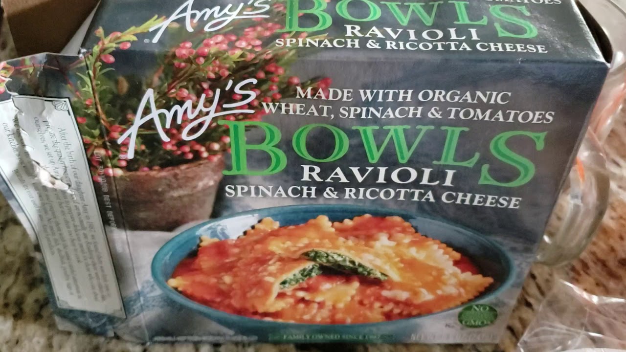 Amy's ravioli - YouTube