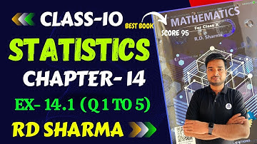 RD Sharma Solutions for Class 10 Maths Chapter 14 Statistics Exercise 14.1 Q1 to 5 New Edition