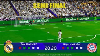Real Madrid vs Bayern Munich | Penalty Shootout | Semi Final UEFA Champions League 2024 | PES