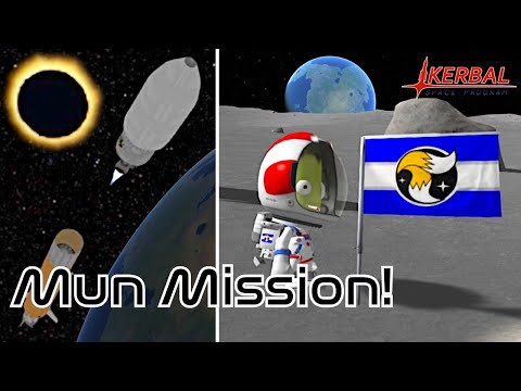 Launching Mun Mission During Solar Eclipse! | Kerbal Space Program