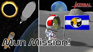 Launching Mun Mission During Solar Eclipse! | Kerbal Space Program