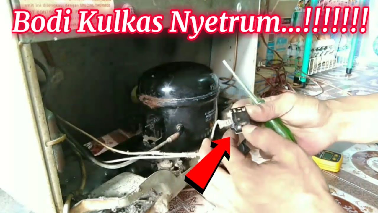 Cara Perbaiki body Kulkas nyetrum 