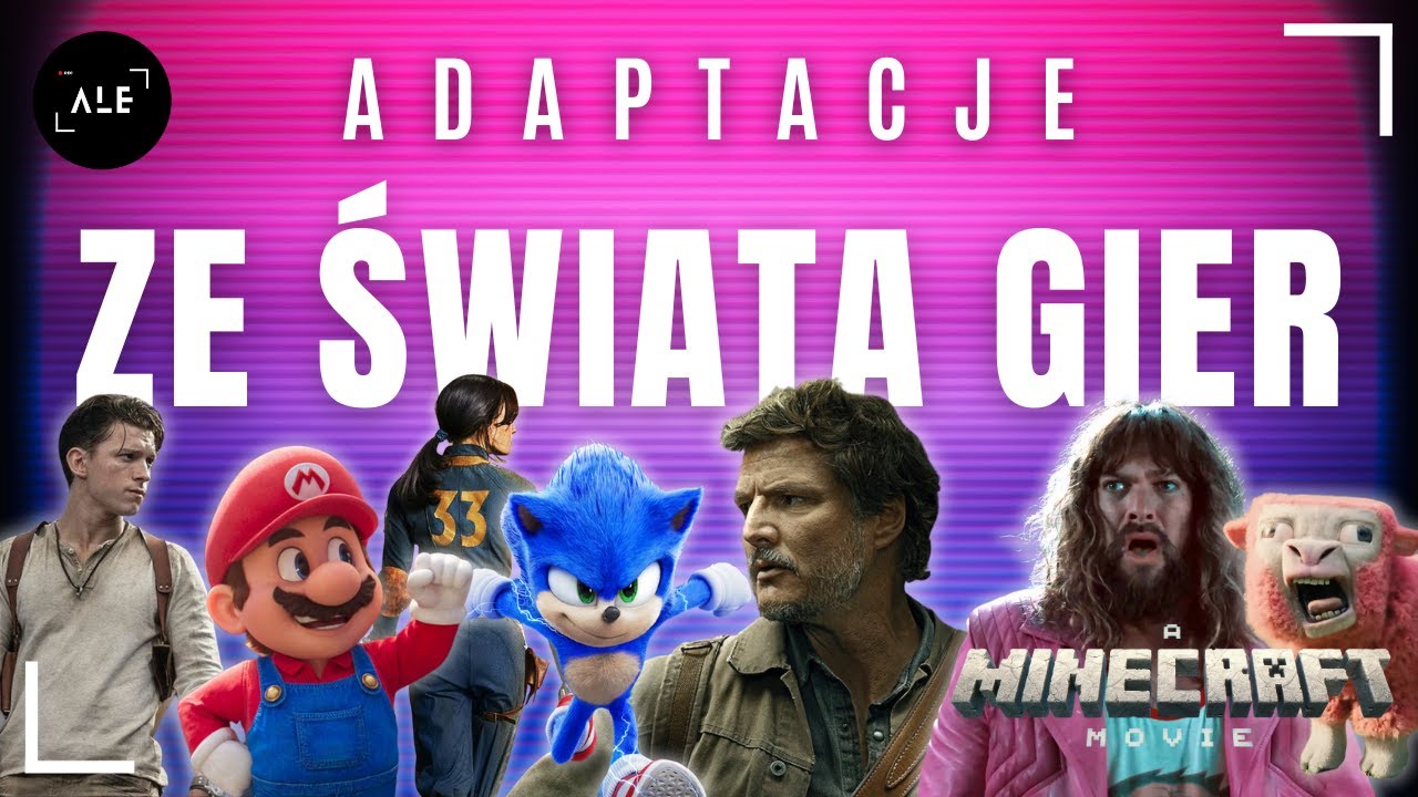 Minecraft – Jak przeżyć pierwszą noc? – RECENZJA SPOILEROWA + Inne EKRANIZACJE GIER – ALE...PODCAST