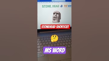 Stonehead 🗿 Ms Word Shortcut Tricks #shorts #virlshort #computer #tranding #tricks