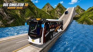 I Survived the Most Dangerous Narrow Roads in Bus Simulator 3D! 😱 | Tectro Wheels  screenshot 3