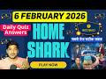 Biz Quiz 6 February 2026 | Shark Tank India Season 5 Live Play along Answers | Biz Quiz Answer Today