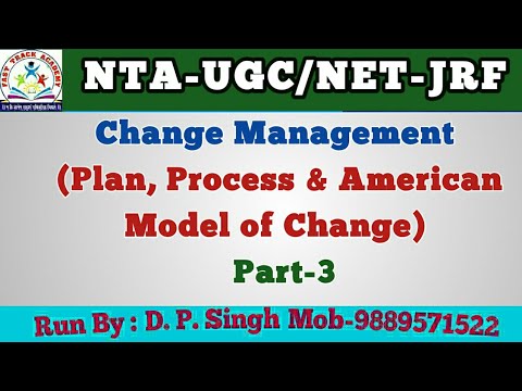 Needs for Planned Change & 3 Step Model of Change/Change Management/Unit-9D/Education (Part-3)