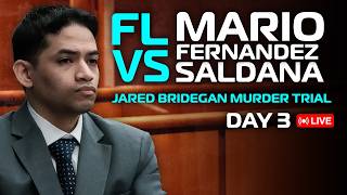 LIVE COURT: 🔥FL v Mario Fernandez Saldana | Jared Bridegan Murder Trial - Day 3