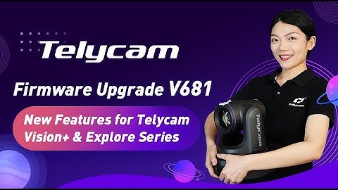 Telycam PTZ New Firmware V681: NDI Bridge & FreeD over NDI