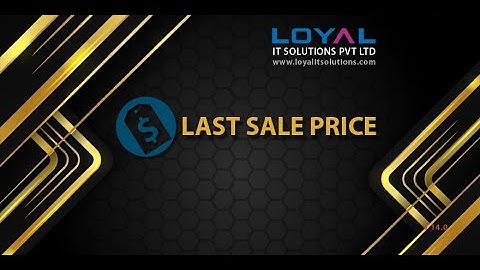 Last Sale Price in Odoo Sales Order