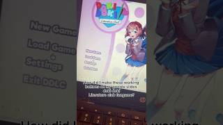 How did I make buttons for my slides DDLC fangame #ddlc #dokidokiliteratureclub #tut #googleslides