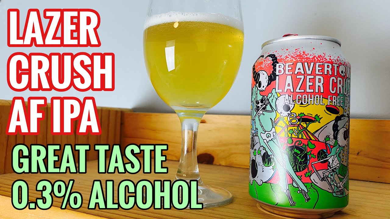 Lazer Crush AF IPA | Beavertown Brewery | Alcohol Free Beer Review