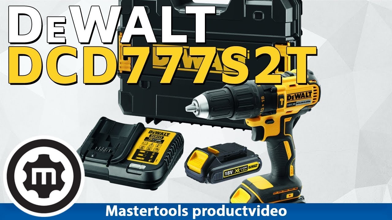 DeWALT DCD777S2T Schroefboormachine - Compact, krachtig en slechts 1,5kg - YouTube