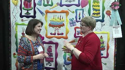 Linda Neal, Winner of Judge's Choice at AQS QuiltW...