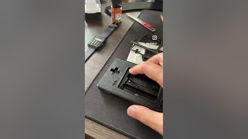 Weekend project: #gameboymacro prototype v.0.1 #retrogaming #nintendods #3dprinting #gameboy